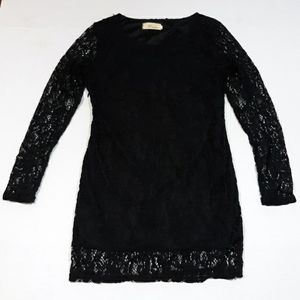 ⬇️$22 Miaopu black lace mini dress Juniors Large
